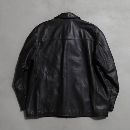L.L.BEAN GOATSKIN LEATHER JACKET (XLARGE/GOOD CONDITION)