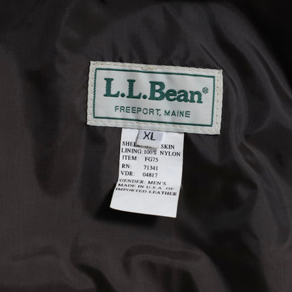 L.L.BEAN GOATSKIN LEATHER JACKET (XLARGE/GOOD CONDITION)