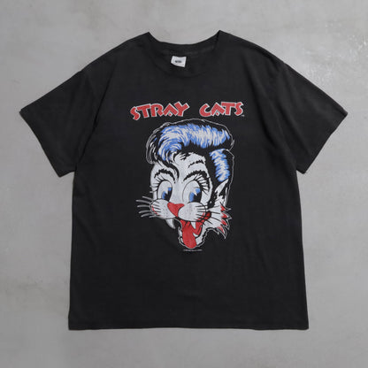 STRAY CATS "BLAST OFF TOUR"  MUSIC T-SHIRT (XLARGE/GOOD CONDITION)
