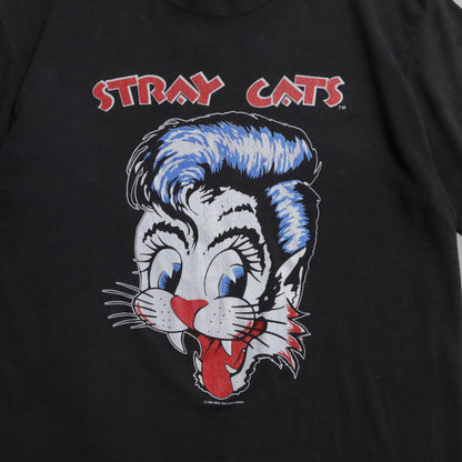 STRAY CATS "BLAST OFF TOUR"  MUSIC T-SHIRT (XLARGE/GOOD CONDITION)