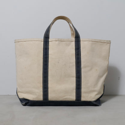 L.L.BEAN BOAT AND TOTE (LARGE/NAVY/GOOD CONDITION)