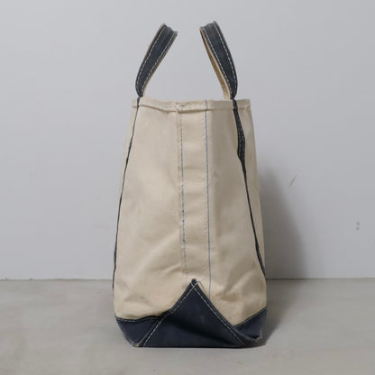 L.L.BEAN BOAT AND TOTE (LARGE/NAVY/GOOD CONDITION)