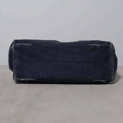 L.L.BEAN BOAT AND TOTE (LARGE/NAVY/GOOD CONDITION)
