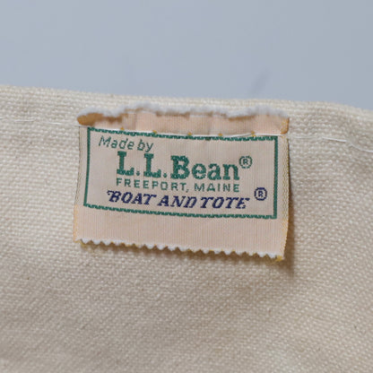 L.L.BEAN BOAT AND TOTE (LARGE/NAVY/GOOD CONDITION)