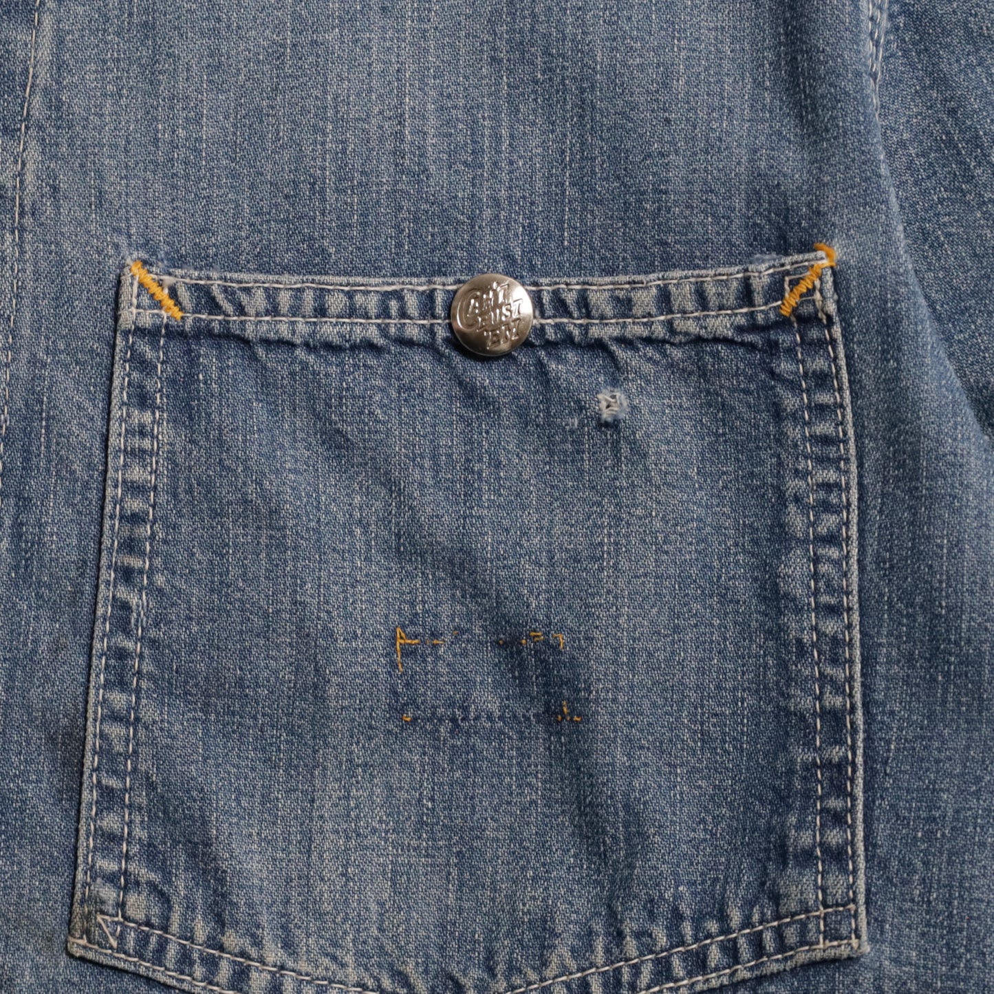 CAN'T BUST'EM DENIM JACKET (RARE PIECE/91-B TYPE/GOOD REPAIR)