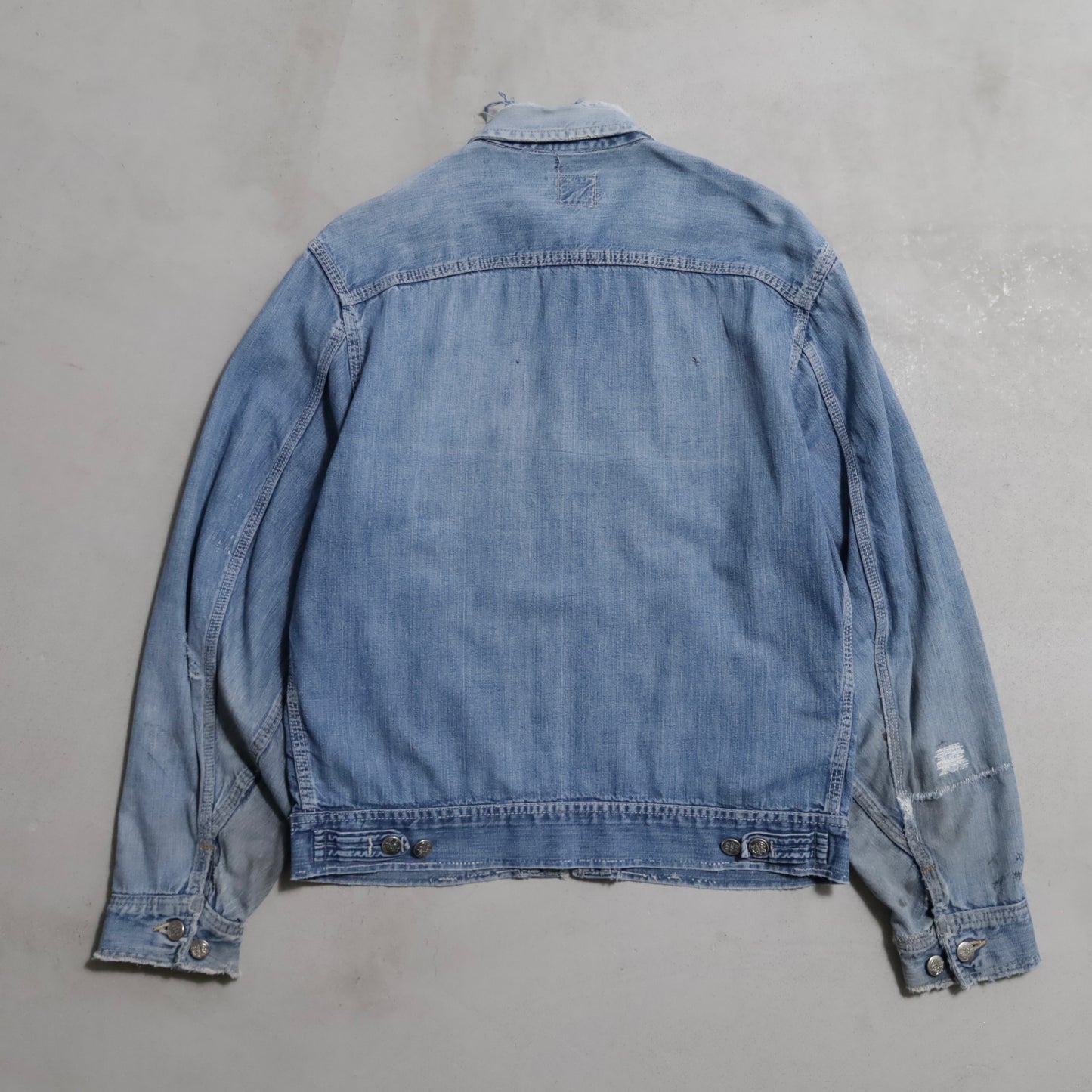 CAN'T BUST'EM DENIM JACKET (RARE PIECE/91-B TYPE/GOOD REPAIR)