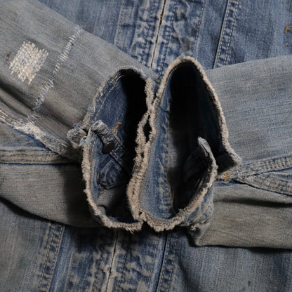 CAN'T BUST'EM DENIM JACKET (RARE PIECE/91-B TYPE/GOOD REPAIR)