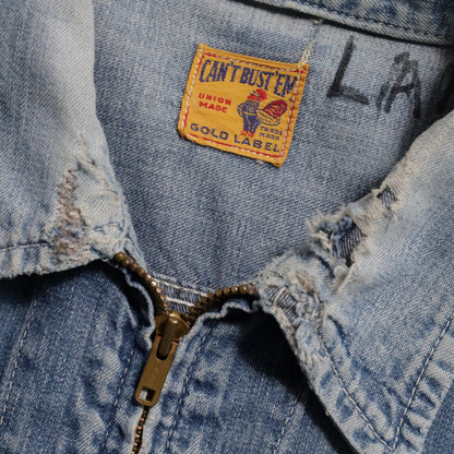 CAN'T BUST'EM DENIM JACKET (RARE PIECE/91-B TYPE/GOOD REPAIR)