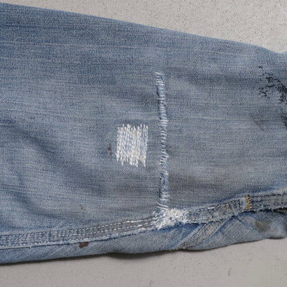 CAN'T BUST'EM DENIM JACKET (RARE PIECE/91-B TYPE/GOOD REPAIR)