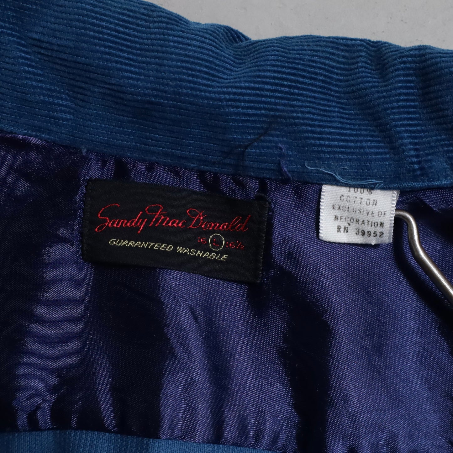 SANDY MAC DONALD CORDUROY BOX SHIRT (LARGE/VERY GOOD CONDITION)
