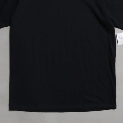 DEAD STOCK RUSSELL BLACK PLAIN T-SHIRT (XLARGE)