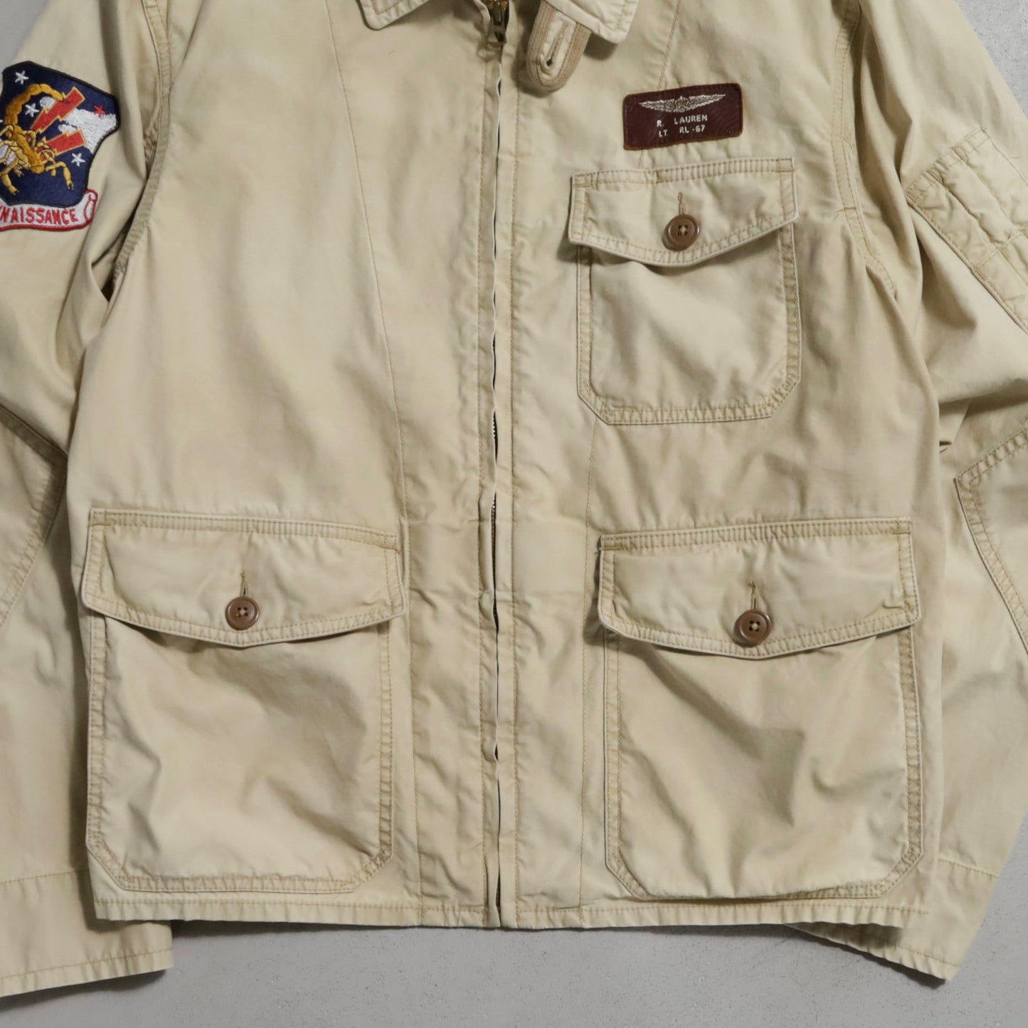 POLO RALPH LAUREN M-421B TYPE SUMMER FLIGHT JACKET (MEDIUM/ GOOD CONDITION)