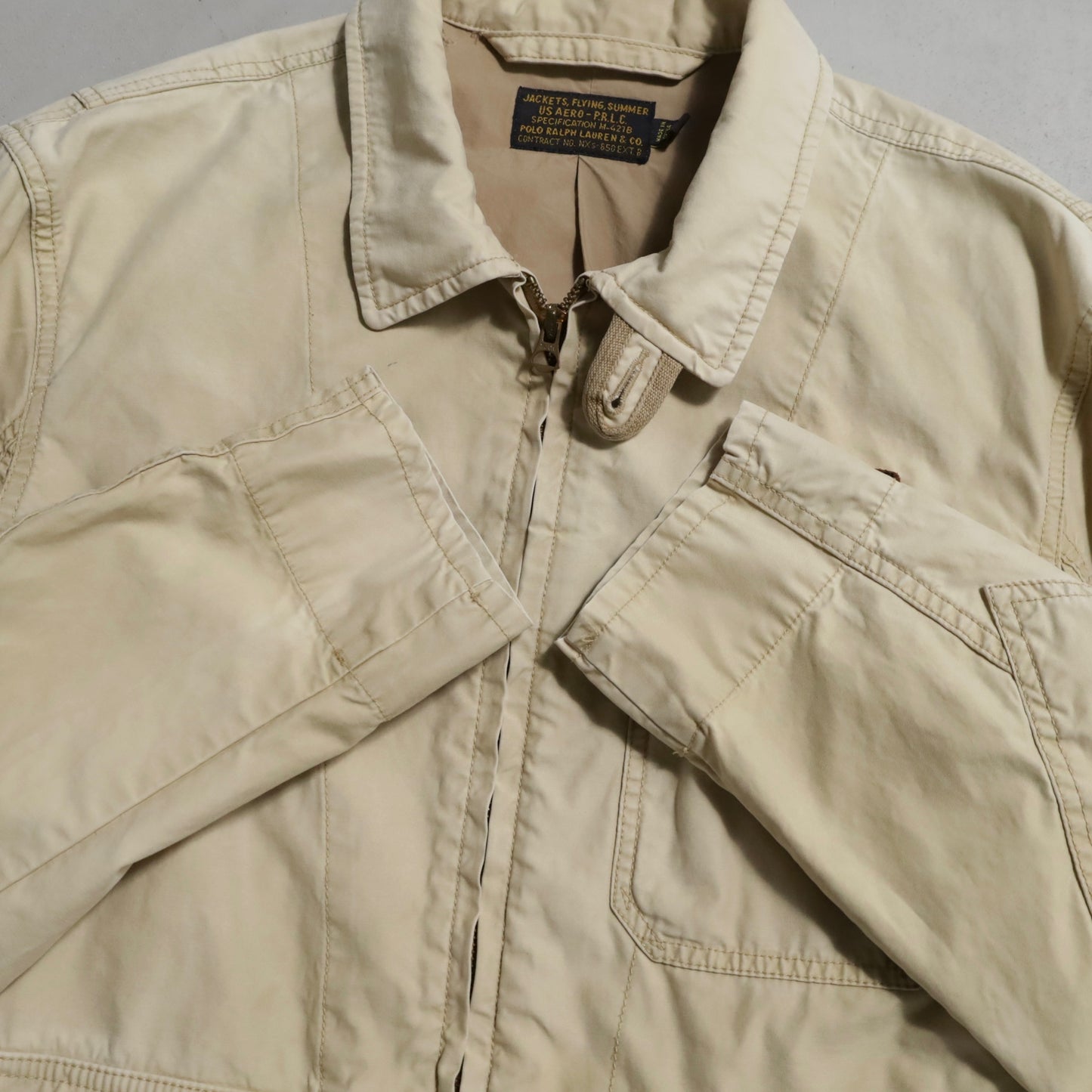 POLO RALPH LAUREN M-421B TYPE SUMMER FLIGHT JACKET (MEDIUM/ GOOD CONDITION)