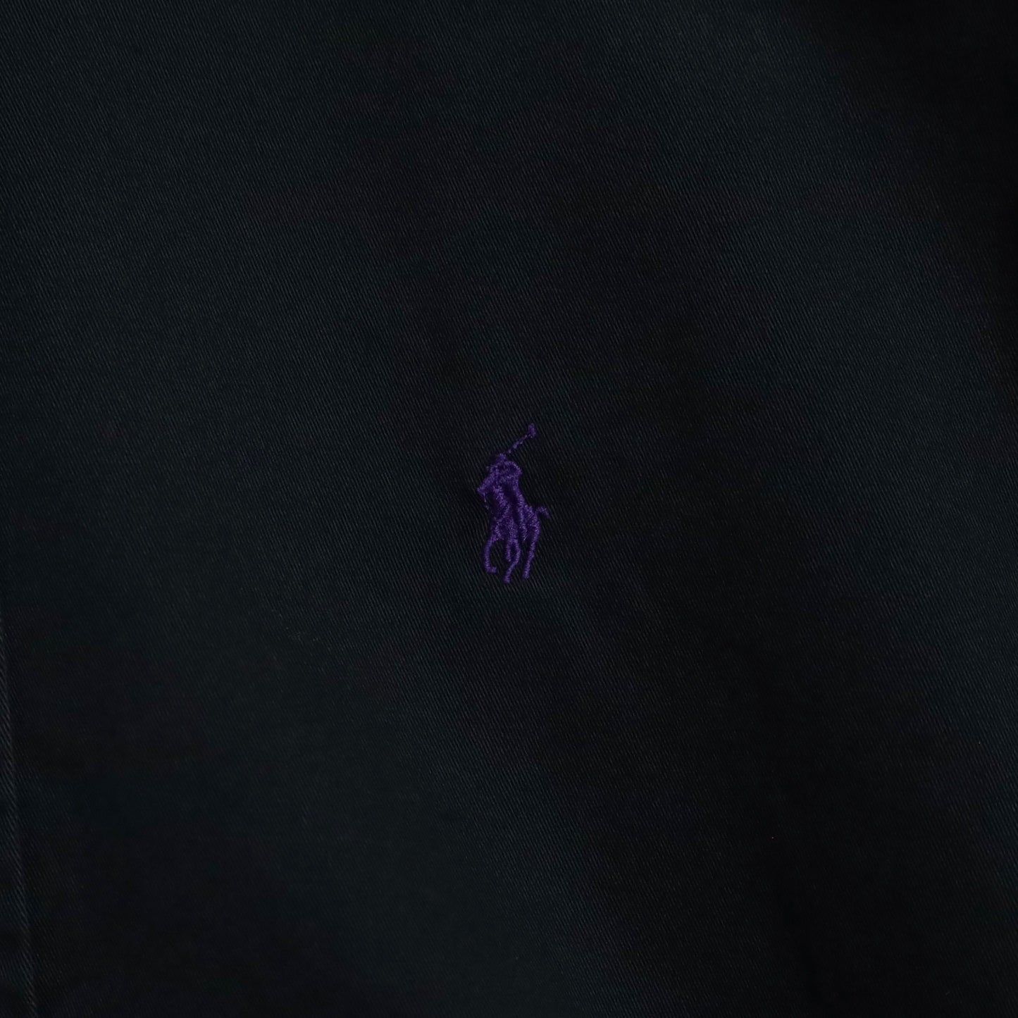 RALPH LAUREN BLACK B.D. SHIRT (LARGE/GOOD CONDITION)