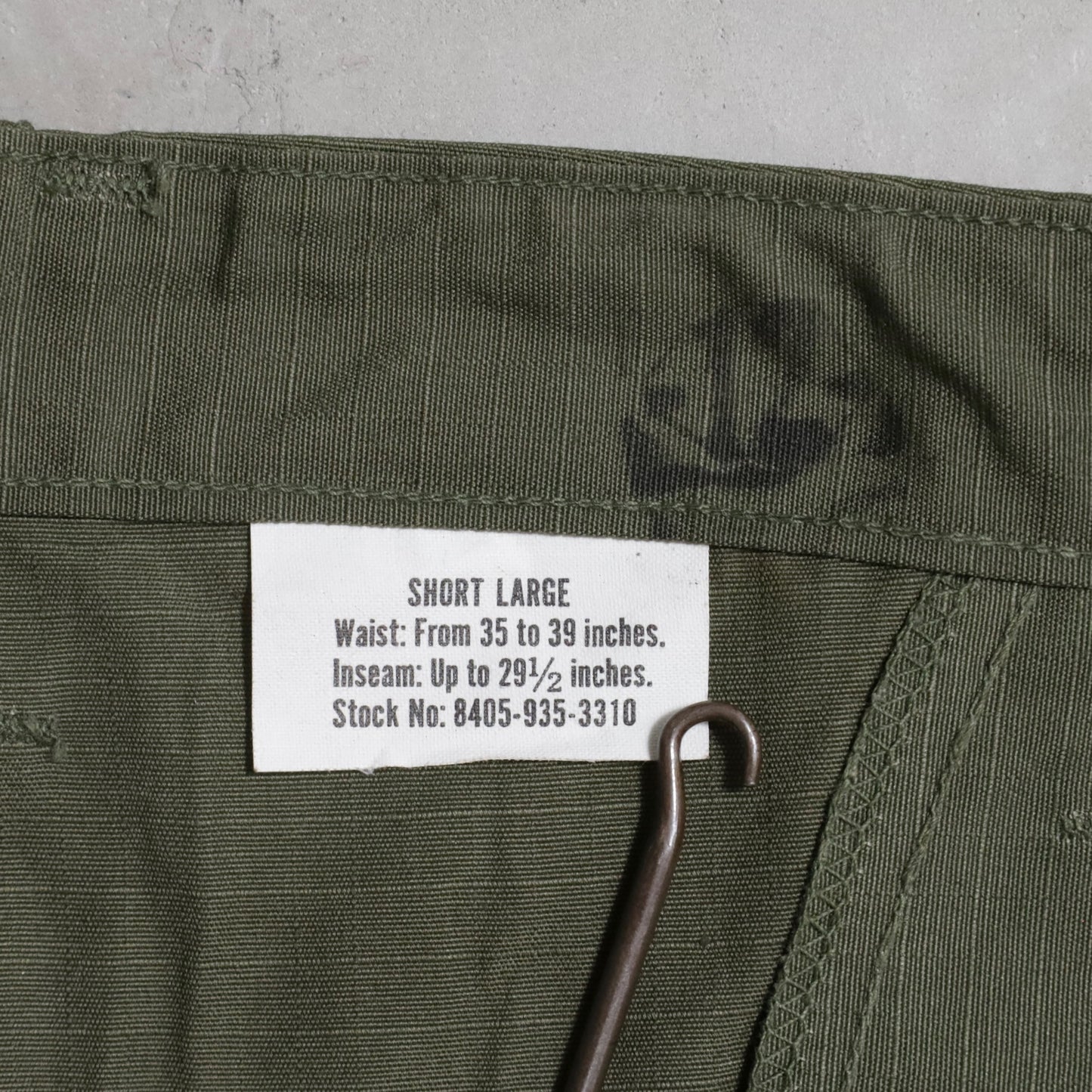 DEAD STOCK U.S.ARMY JUNGLE FATIGUE PANTS 5TH TYPE (LARGE-SHORT)