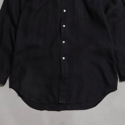 POLO BY RALPH LAUREN BLACK LINEN SHIRT (LARGE/LOWELL SPORT/GOOD CONDITION)