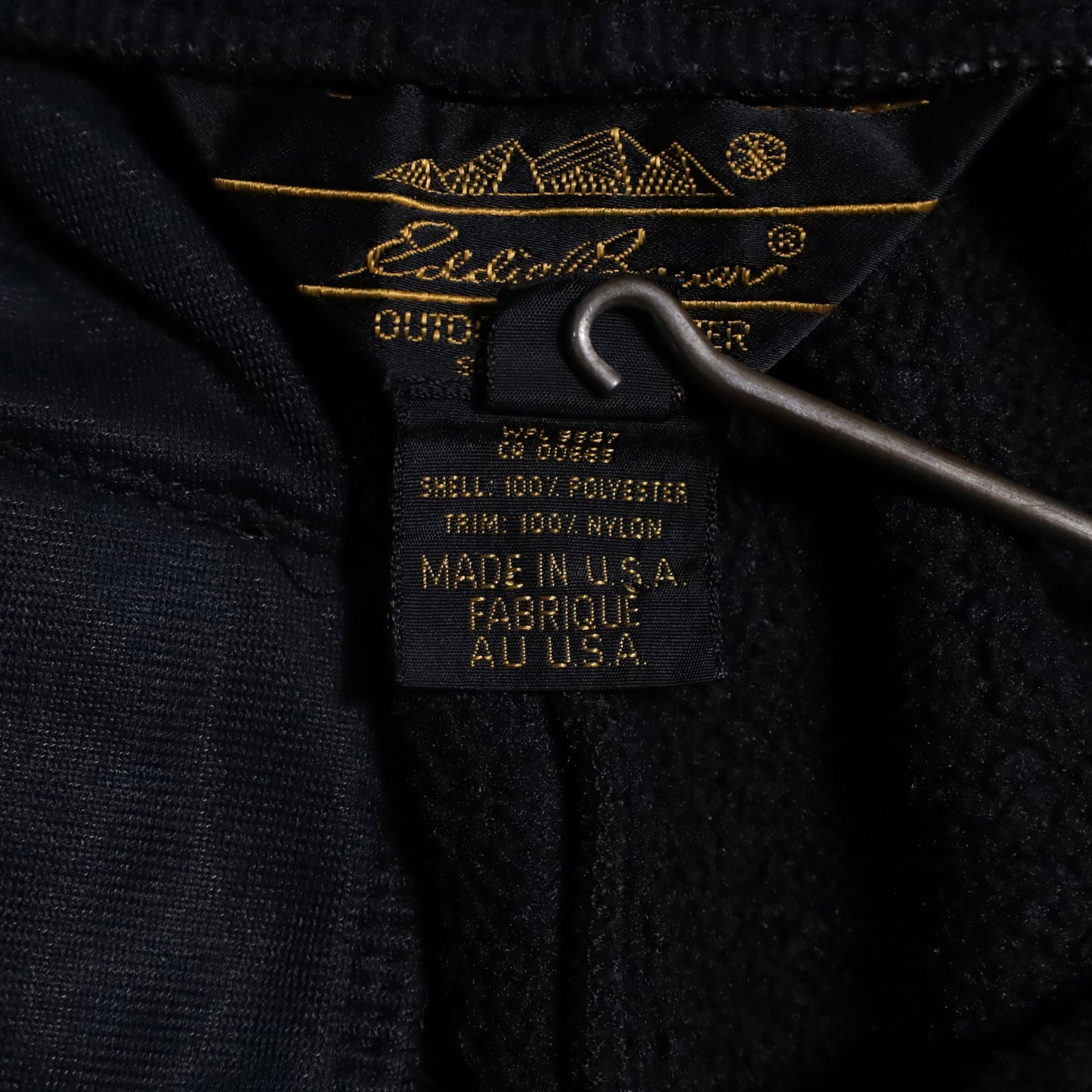 EDDIE BAUER BLACK FLEECE PANTS (GOOD CONDITION/LARGE)