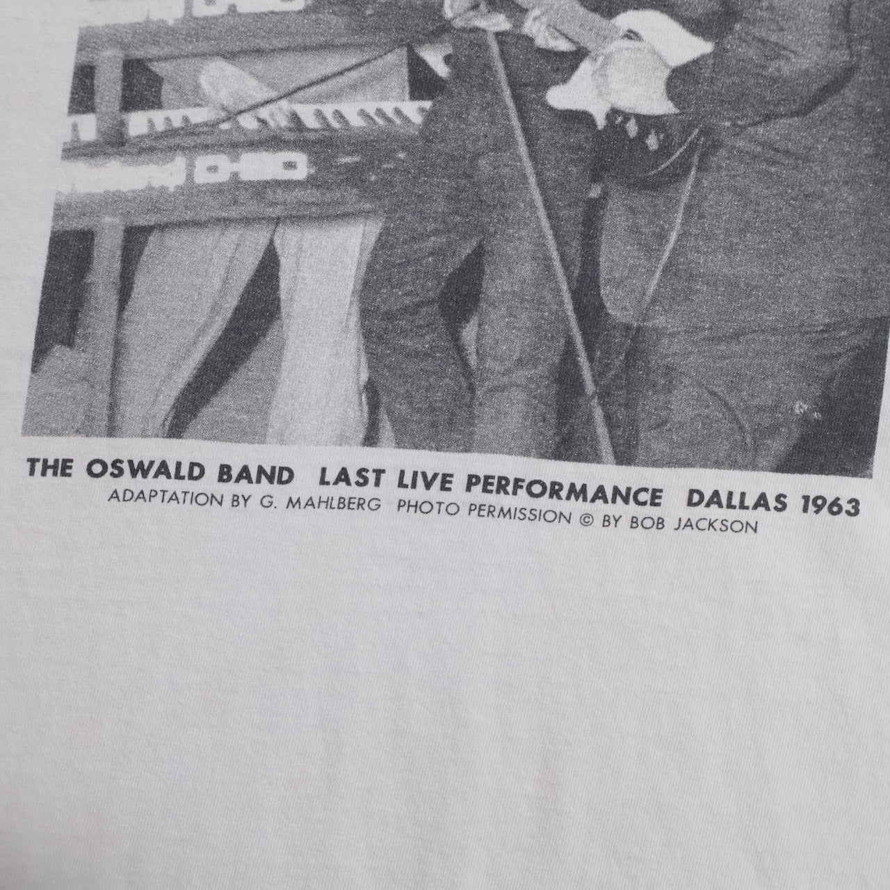 THE LEE HARVEY OSWALD BAND MUSIC T-SHIRT (GOOD USED CONDITION)