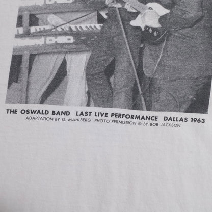 THE LEE HARVEY OSWALD BAND MUSIC T-SHIRT (GOOD USED CONDITION)