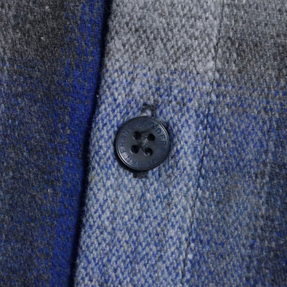 DEAD STOCK DERBY OF SAN FRANCISCO BLUE FLANNEL SHIRT (XSMALL)