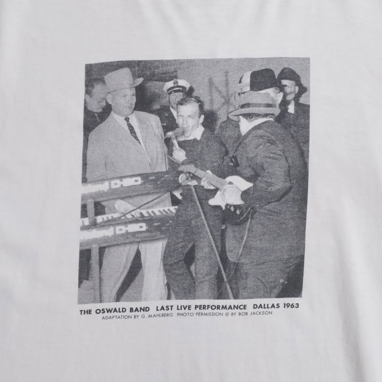 THE LEE HARVEY OSWALD BAND MUSIC T-SHIRT (GOOD USED CONDITION)