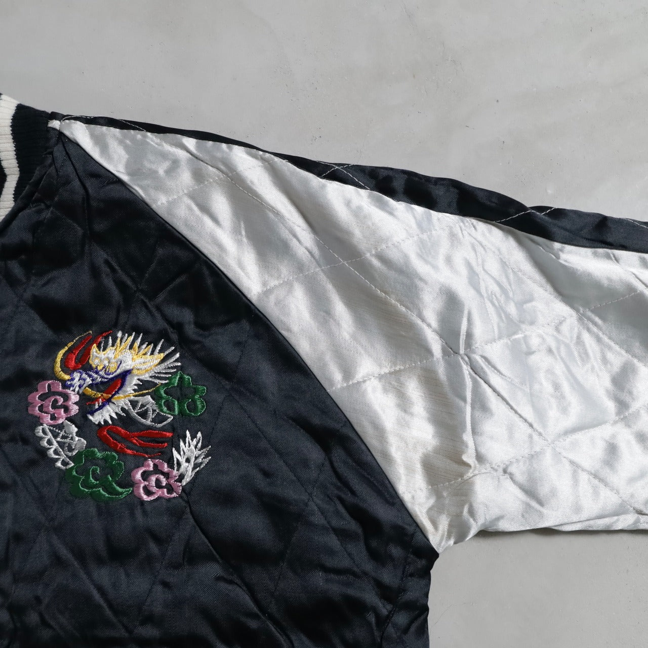 DEAD STOCK JAPAN SOUVENIR JACKET (1950's/MEDIUM)