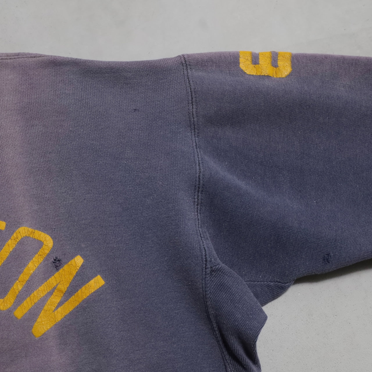 DUXBAK S/V 2-TONE SWEAT SHIRT (SUPER FADE/BIG SIZE/GOOD CONDITION)