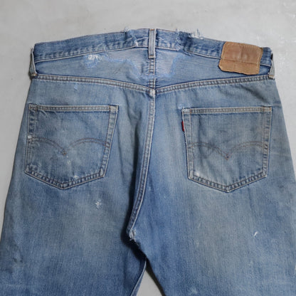 LEVI’S 501 66SS DENIM PANTS (W38L30/GOOD DAMAGE&REPAIR)