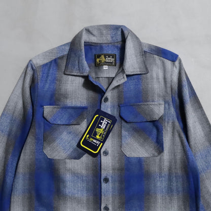 DEAD STOCK DERBY OF SAN FRANCISCO BLUE FLANNEL SHIRT (XSMALL)