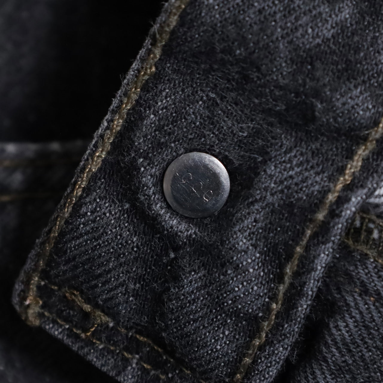 LEVI'S 501-0658 BLACK DENIM PANTS (W34L32/GOOD CONDITION)