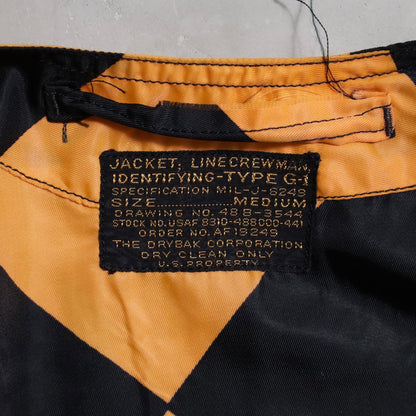 DEAD STOCK U.S.AIR FORECE TYPE G-1 LINECREWMAN JACKET (MEDIUM)