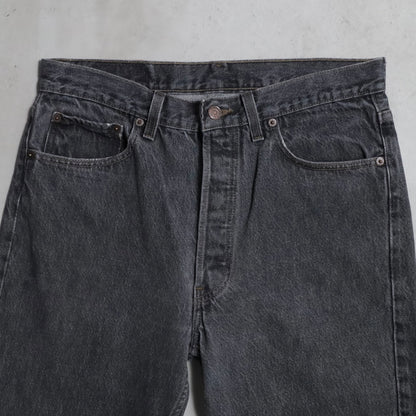 LEVI'S 501-0658 BLACK DENIM PANTS (W34L32/GOOD CONDITION)