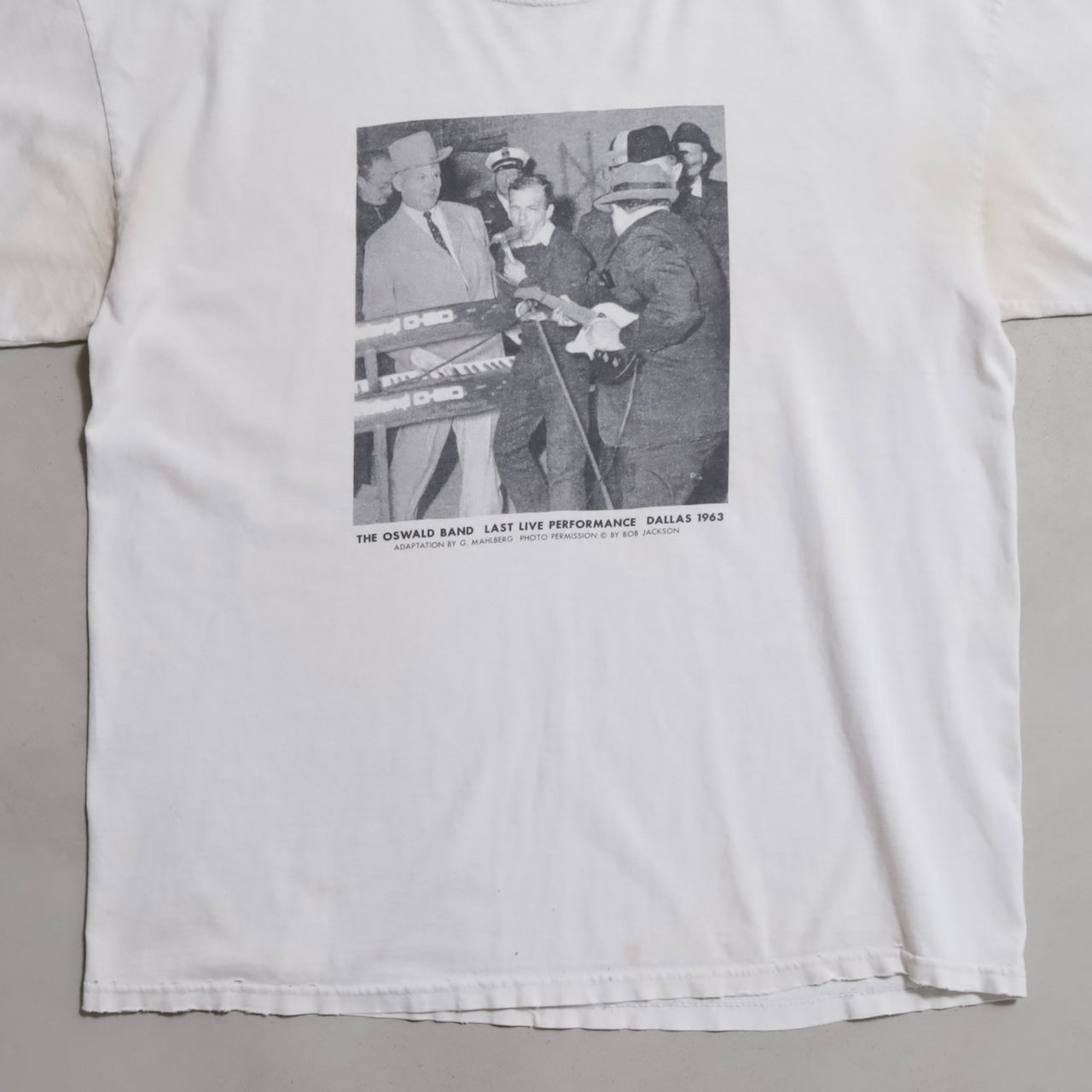 THE LEE HARVEY OSWALD BAND MUSIC T-SHIRT (GOOD USED CONDITION)