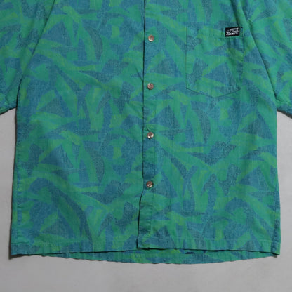 JIMMY'S ALL-OVER PATTERN S/S SHIRT (XLARGE/GOOD CONDITION)