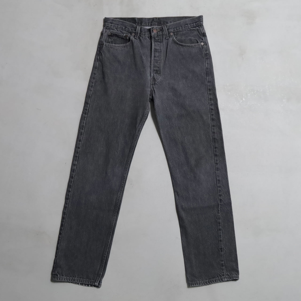 LEVI'S 501-0658 BLACK DENIM PANTS (W34L32/GOOD CONDITION)