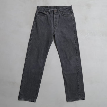 LEVI'S 501-0658 BLACK DENIM PANTS (W34L32/GOOD CONDITION)