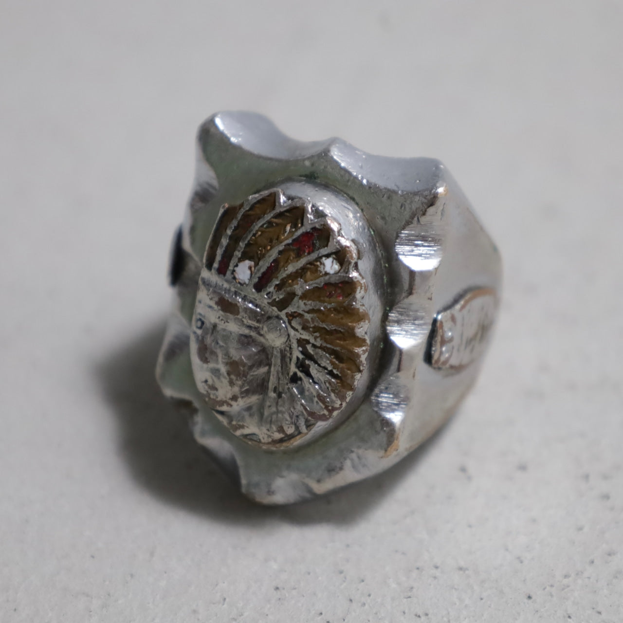 OLD INDIAN MEXICAN RING (20号/GOOD CONDITION)