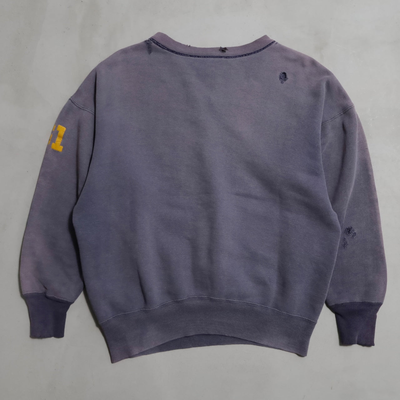 DUXBAK S/V 2-TONE SWEAT SHIRT (SUPER FADE/BIG SIZE/GOOD CONDITION)