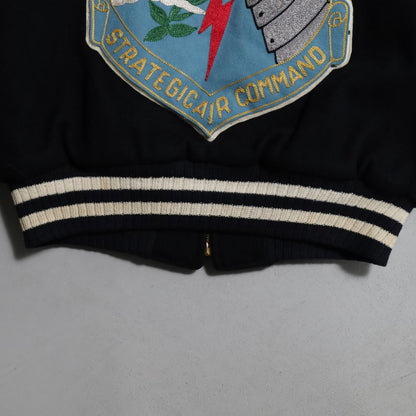U.S.AIR FORCE STRATEGIC AIR COMMAND BLACK WOOL JACKET (EMPIRE BODY/GOOD CONDITION)