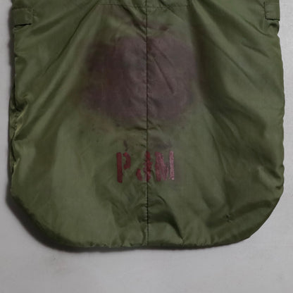 U.S.MILITARY HELMET BAG (WITH PATCH&STENCIL/GOOD CONDITION)